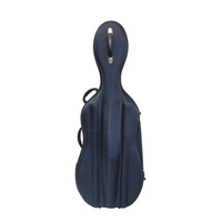 Celloetui stoffberzogen blau