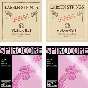 Mastri Larsen Soloist-Spirocore Cello 4/4 Set